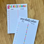 Get Shit Done - A5 To Do Notepad