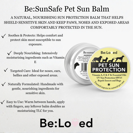 Be:Sunsafe Natural Zinc Free Sun Protect for dogs: Small