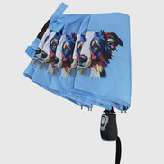 Border Collie Dog Print Umbrella