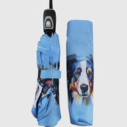 Border Collie Dog Print Umbrella
