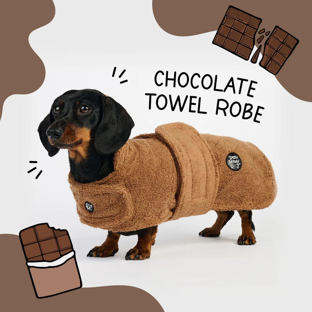 Sassy Sausage Dachshund Towel Robe