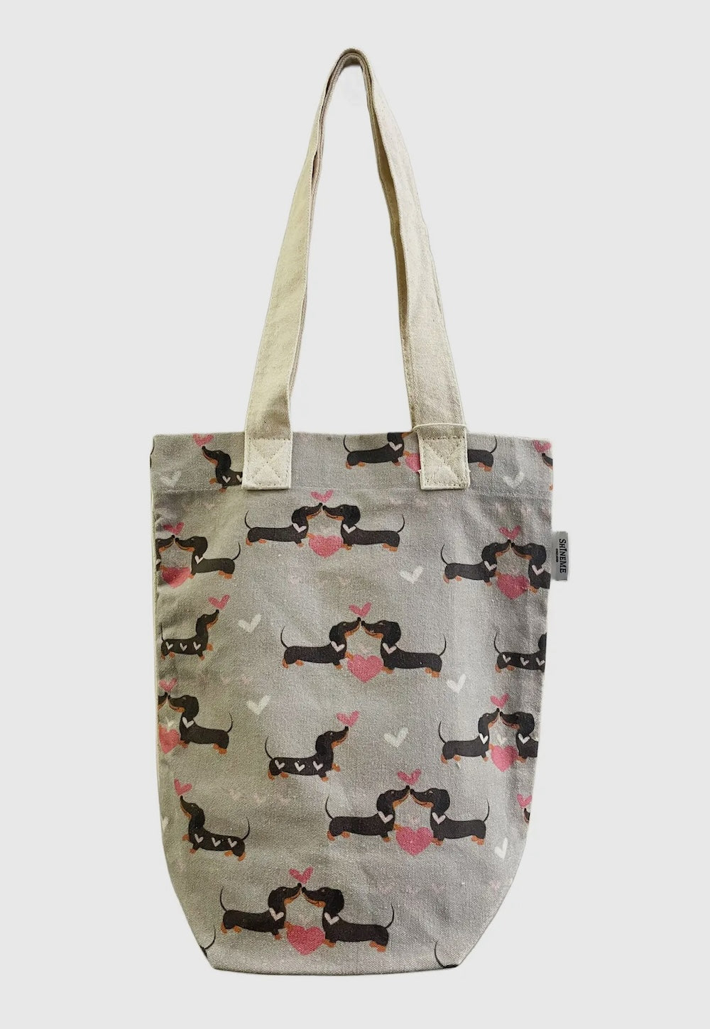 Dachshund Dog Print Tote Bag