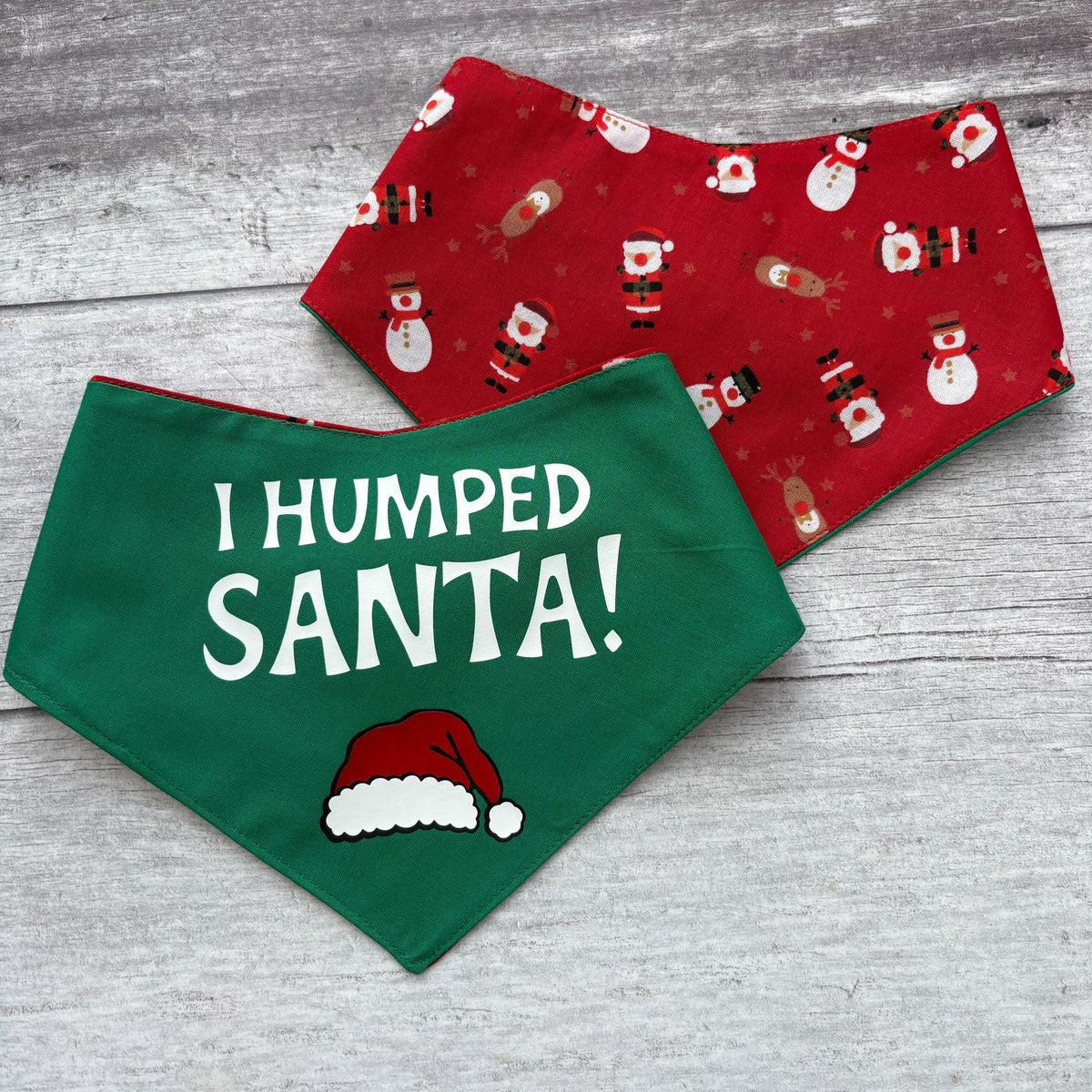 Christmas Bandana- I Humped Santa Bandana