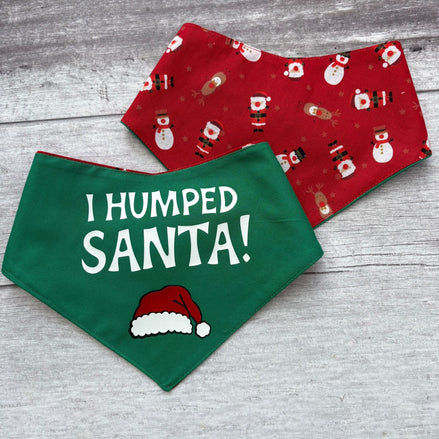 Christmas Bandana- I Humped Santa Bandana