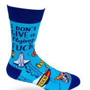 I Don't Give A Flying F..K Men's Novelty Crew Socks