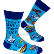 I Don't Give A Flying F..K Men's Novelty Crew Socks