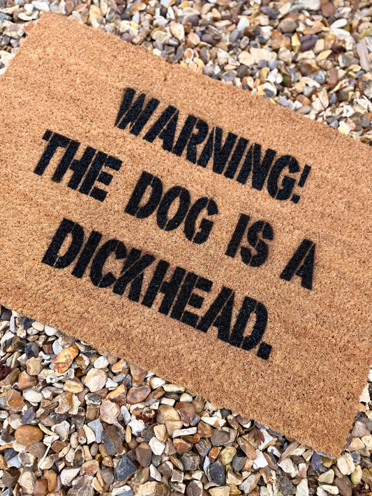 Funny Dog Door Matt