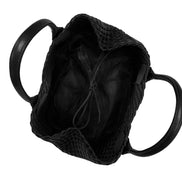 Vegan Pink FULL OF SHIT Woven Handbag