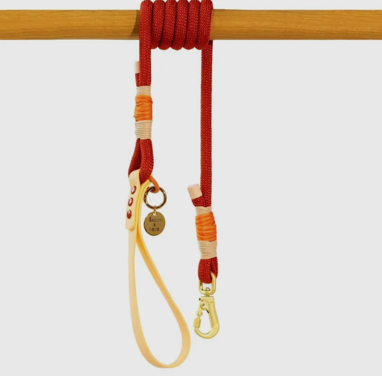 Rope Dog Lead - Colour Drops
