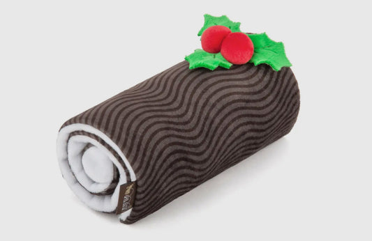 Christmas Yule Log Plush Toy