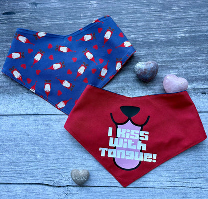 Valentines ‘I kiss with tongues…’ Bandana