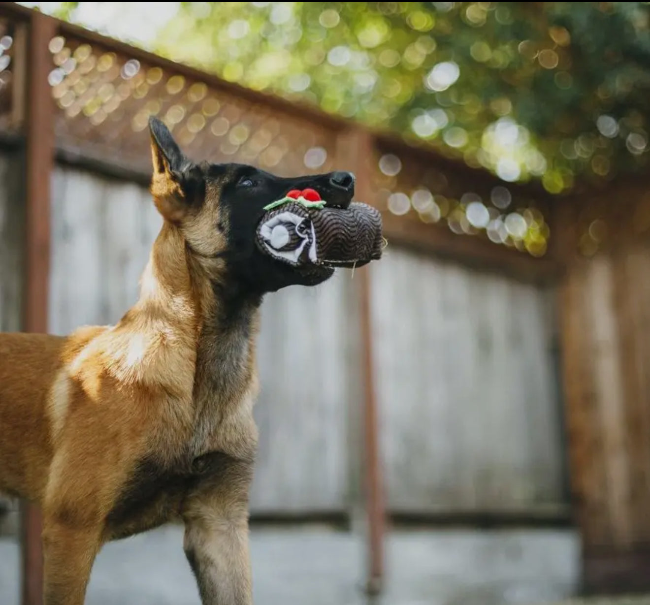 Christmas Yule Log Plush Toy