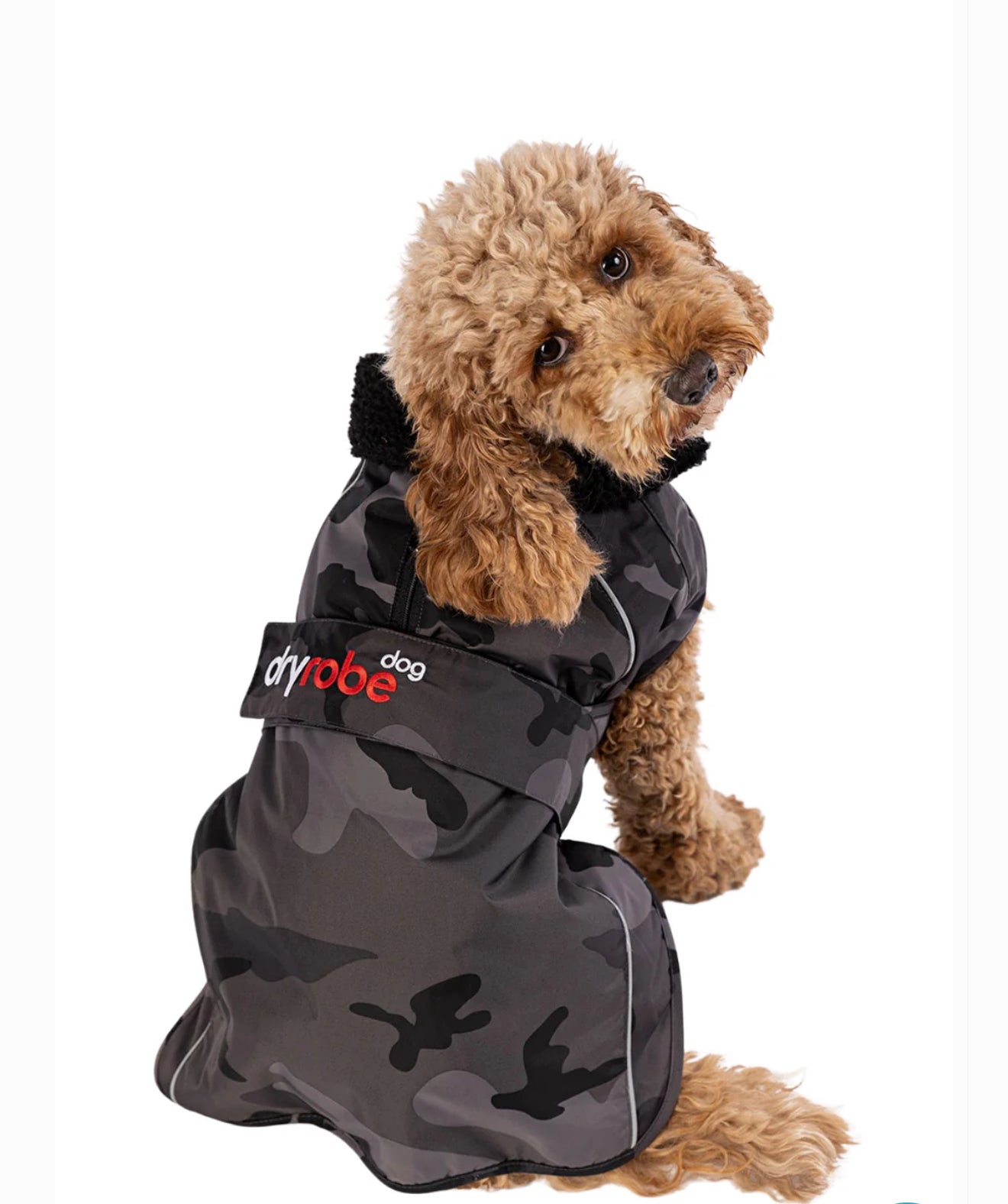 Dryrobe® Dog Camo Grey/Black