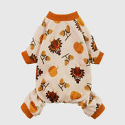 Thanksgiving Turkey Pumpkin Dog Pyjamas