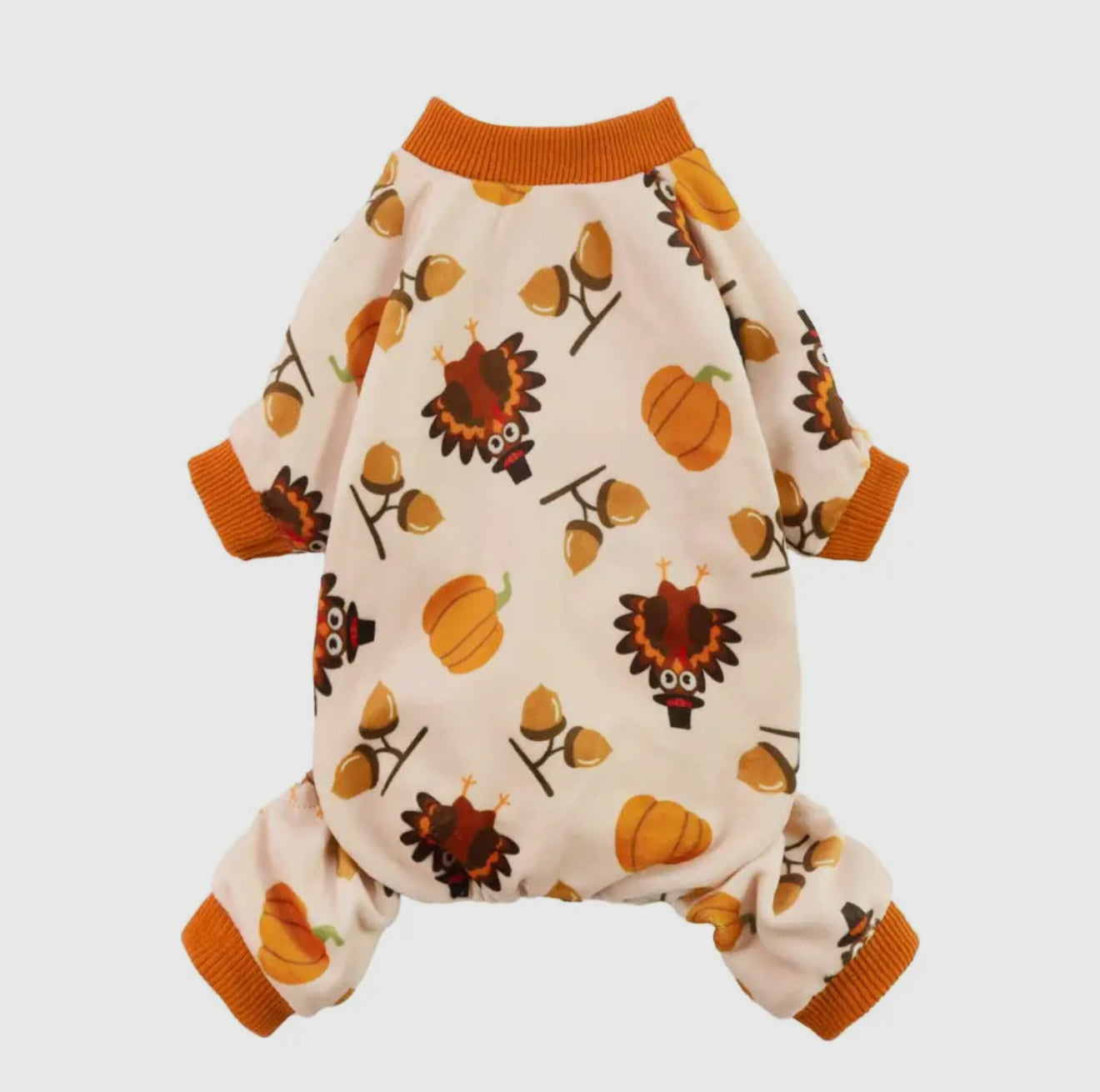 Thanksgiving Turkey Pumpkin Dog Pyjamas