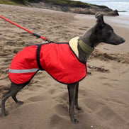 Sherpa - Fleece Lined Sighthound Coat - Harness Hole - No Velcro
