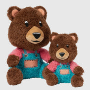 Fuzz Bear Plush Dog Toy