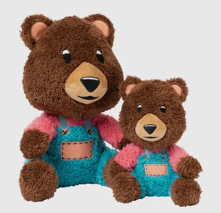 Fuzz Bear Plush Dog Toy