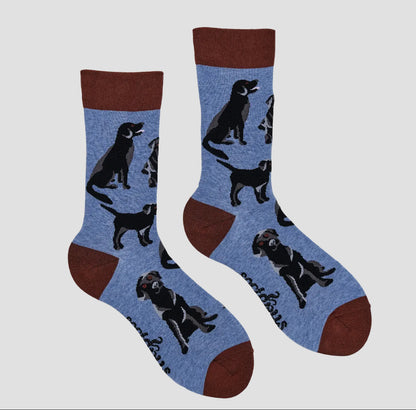 Labrador Socks - Black Lab