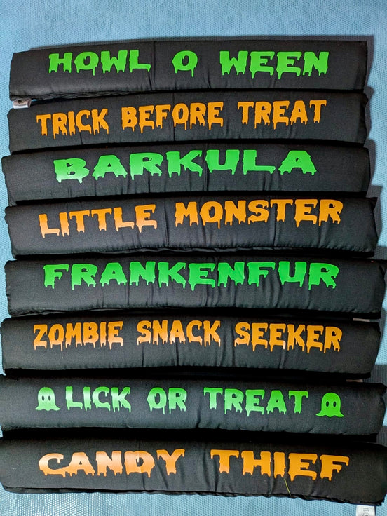 Halloween Dog Lead Sleeves 🎃