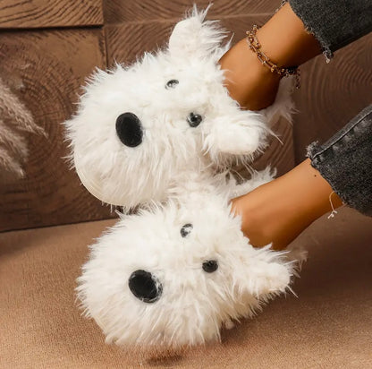 Fluffy Cosy Fleece Lined Slippers