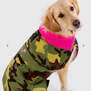 Dryrobe® Dog Camo Green/Pink