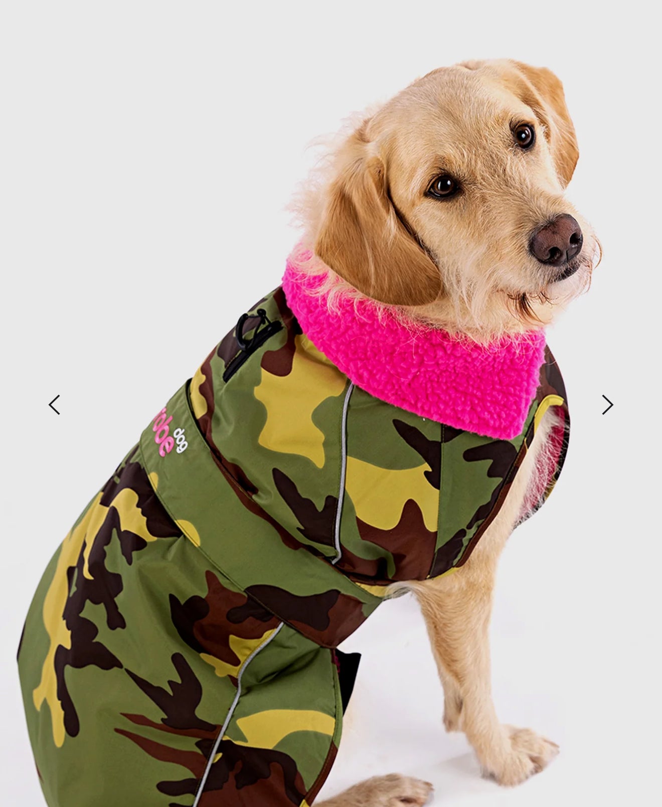 Dryrobe® Dog Camo Green/Pink