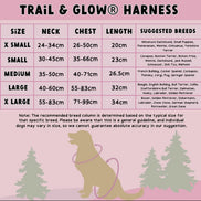 Trail & Glow Tweed Dog Harness - Oxford Tweed
