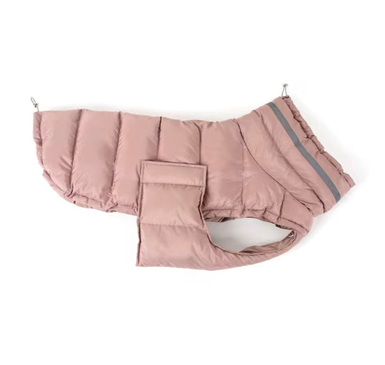 Quilted/Padded Dog coat with Underbelly Protection