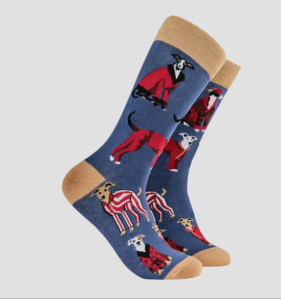 Italian Greyhound Socks - Gentleman's Best Friend