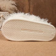 Fluffy Cosy Fleece Lined Slippers