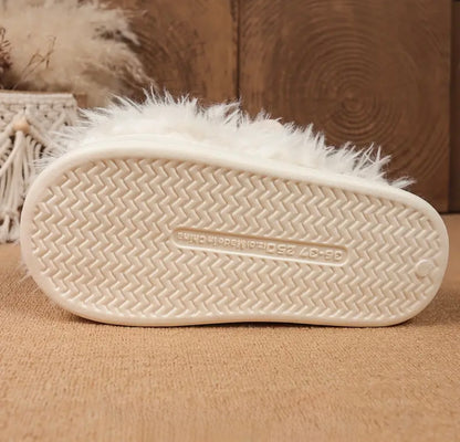 Fluffy Cosy Fleece Lined Slippers