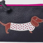 Best Friends Leather Sausage Dog Coin Purse