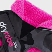 Dryrobe® Dog Grey Camo/Pink