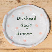 Handmade Funny Dog Pottery Bowls