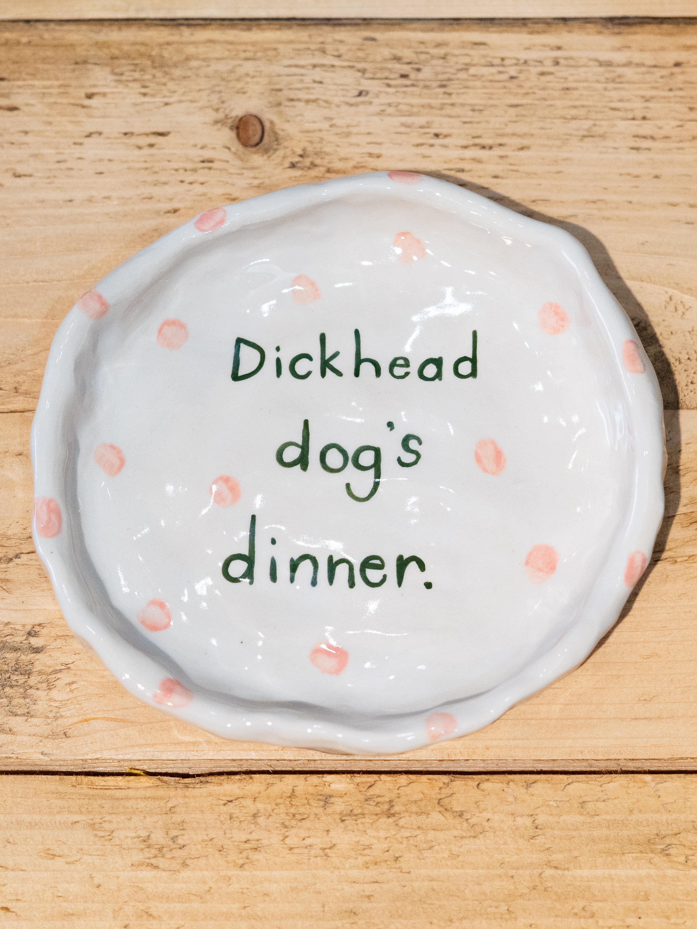 Handmade Funny Dog Pottery Bowls