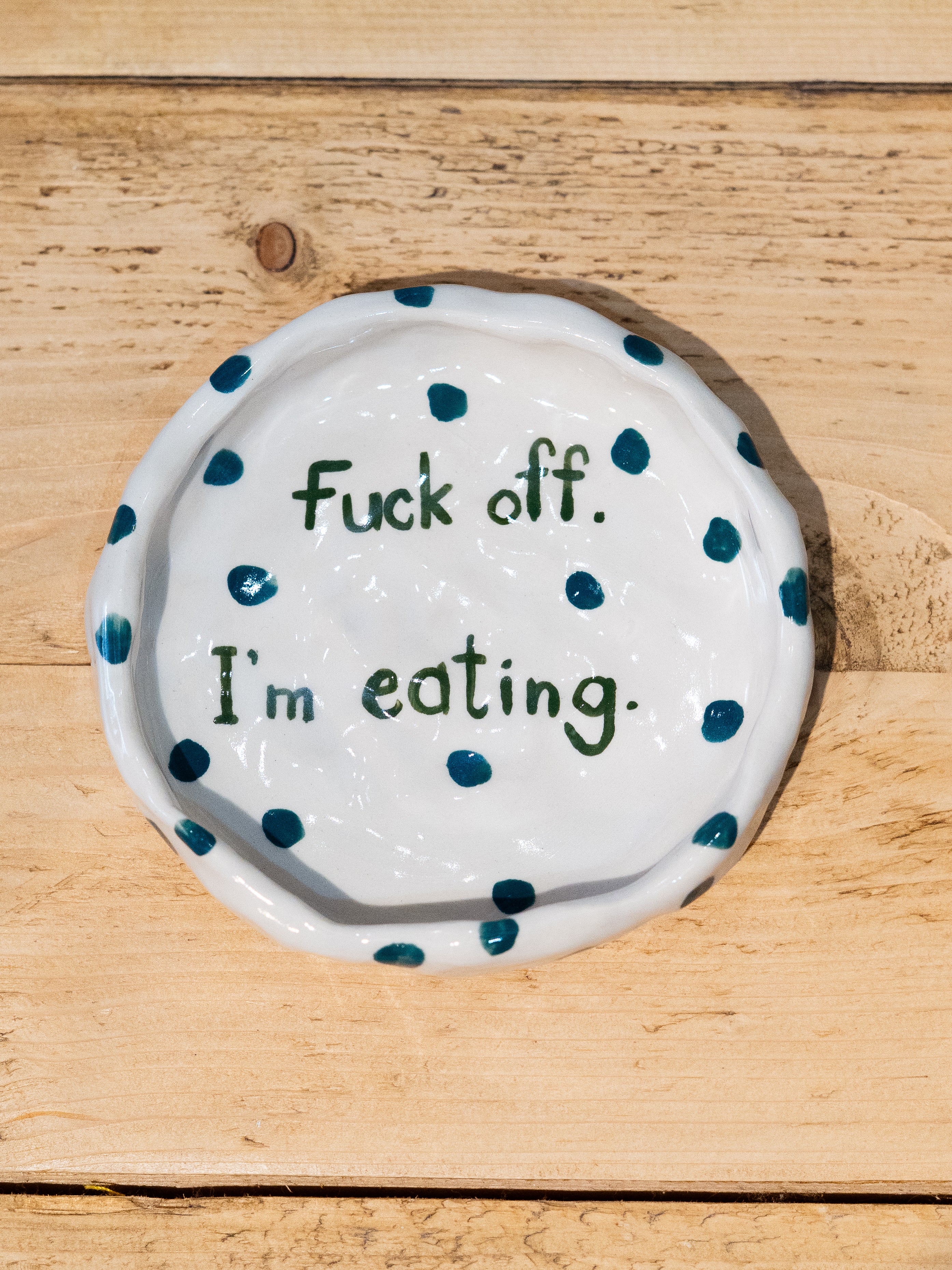 Handmade Funny Dog Pottery Bowls