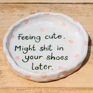Handmade Funny Dog Pottery Bowls