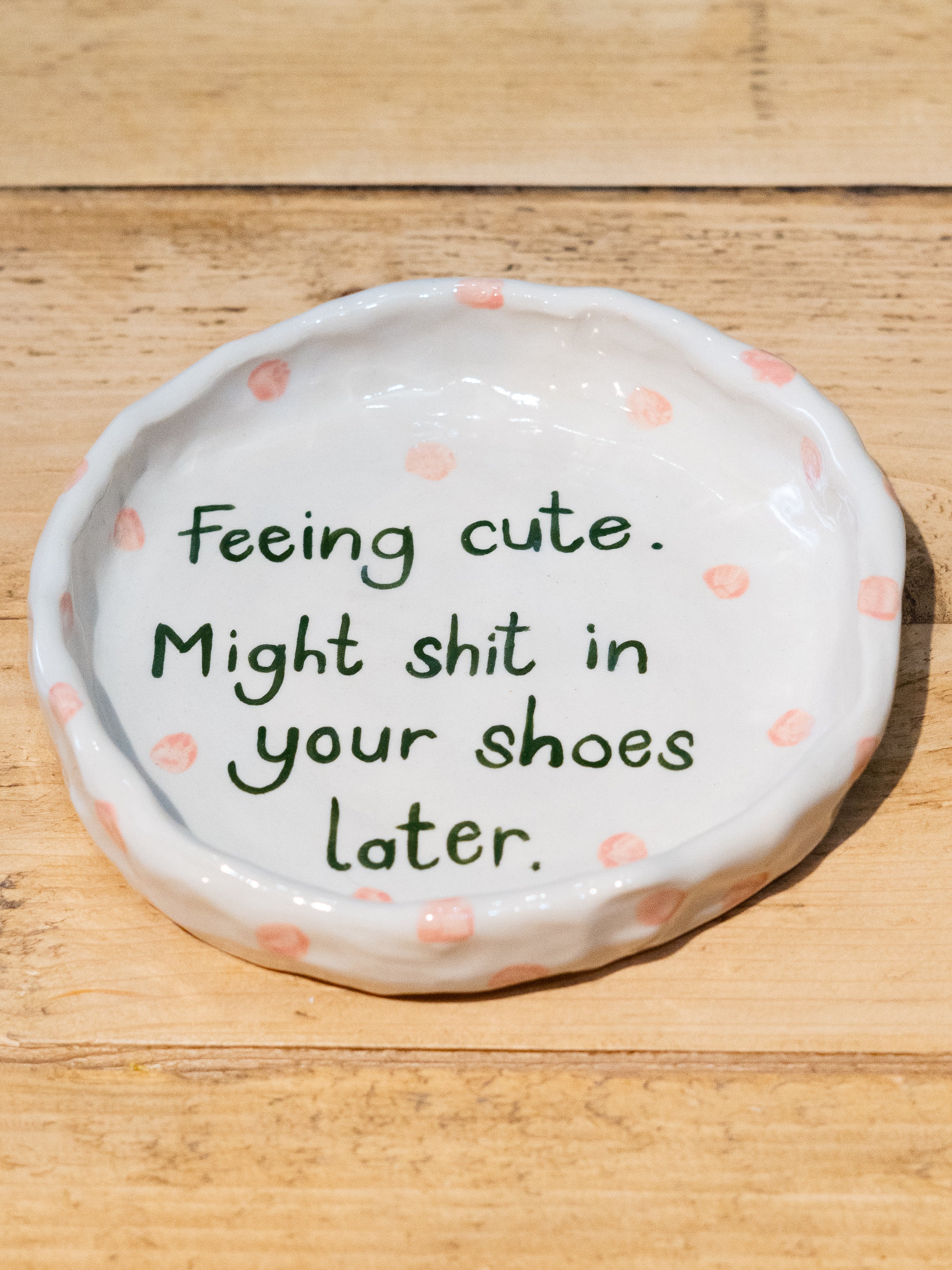 Handmade Funny Dog Pottery Bowls
