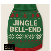 Festive ‘Jingle Bell-End’ Dog Jumper