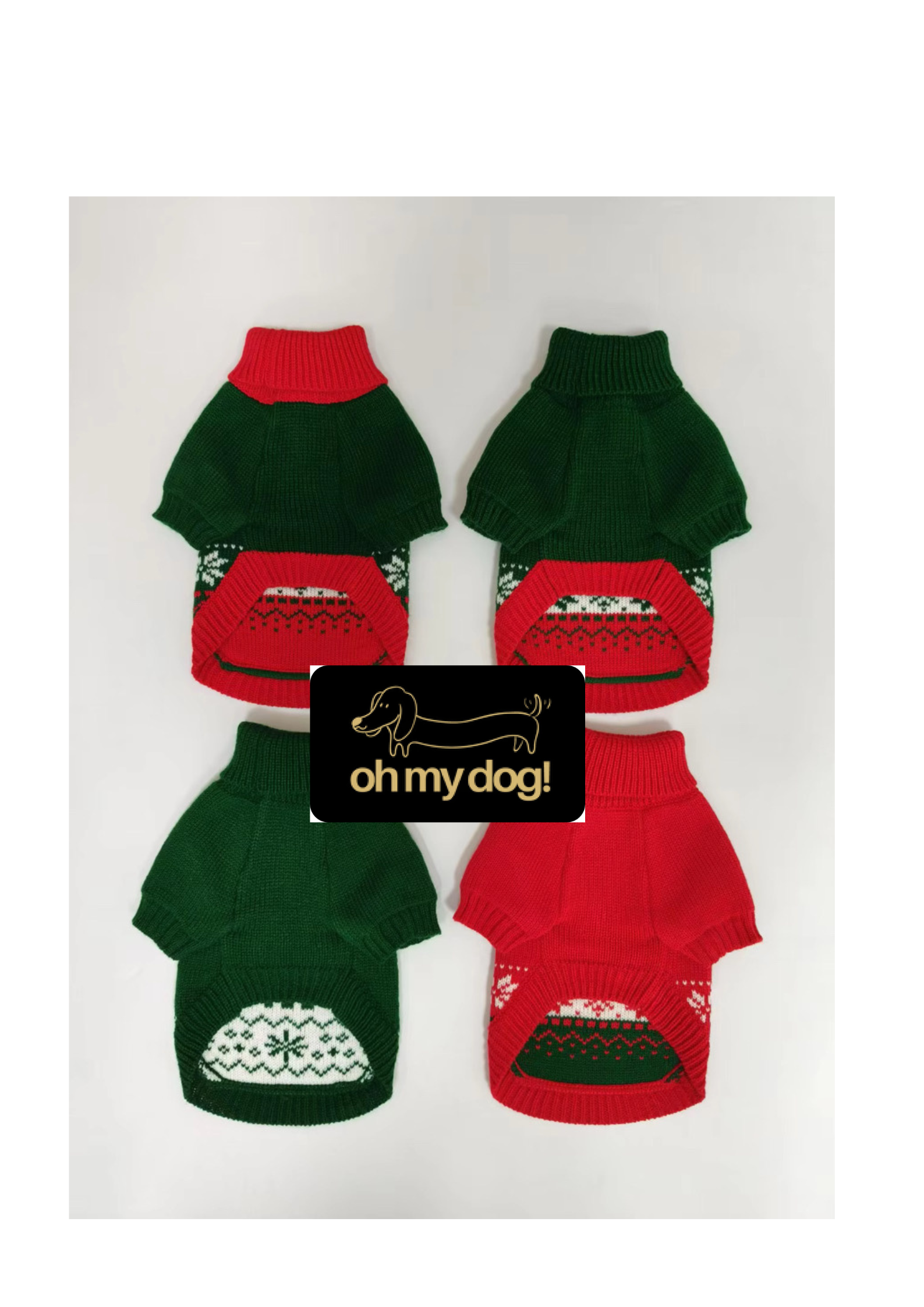 Festive ‘Grumpy Elf’ Dog Jumper