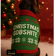 Festive ‘Christmas Gobshite’ Dog Jumper