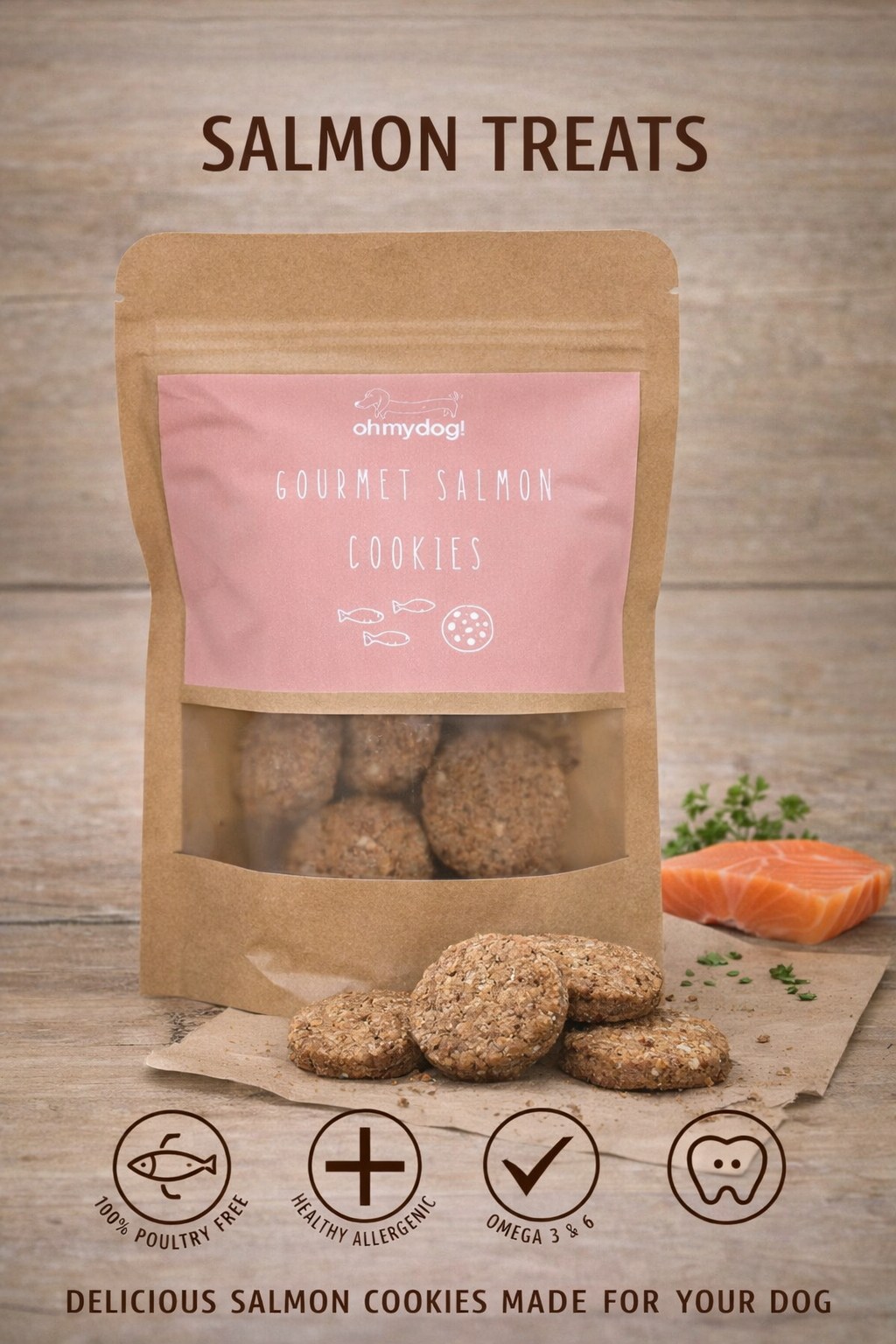 Gourmet Salmon Cookies