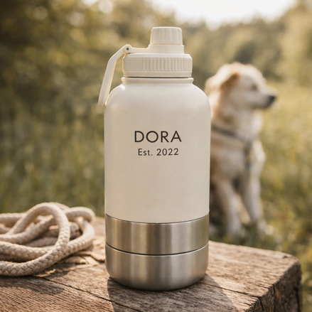 Personalised 3-in-1 Dog Water Bottle