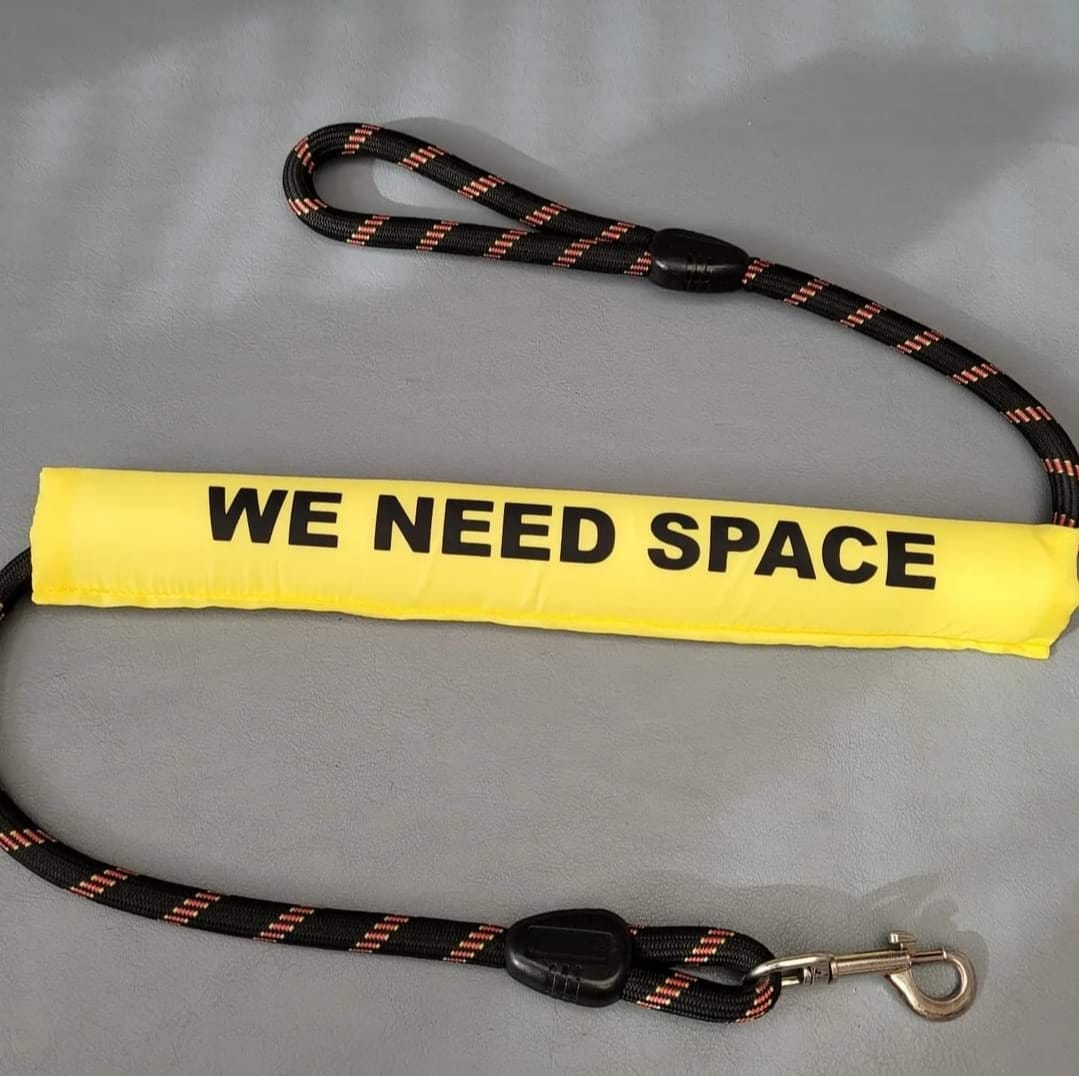 Reactive & Anxious Dog Warning Lead Sleeves – High Visibility Dog Lead Covers