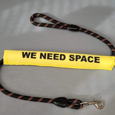 Reactive & Anxious Dog Warning Lead Sleeves – High Visibility Dog Lead Covers