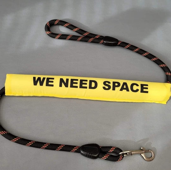 Reactive & Anxious Dog Warning Lead Sleeves – High Visibility Dog Lead Covers