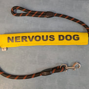 Reactive & Anxious Dog Warning Lead Sleeves – High Visibility Dog Lead Covers