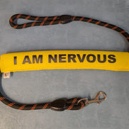 Reactive & Anxious Dog Warning Lead Sleeves – High Visibility Dog Lead Covers