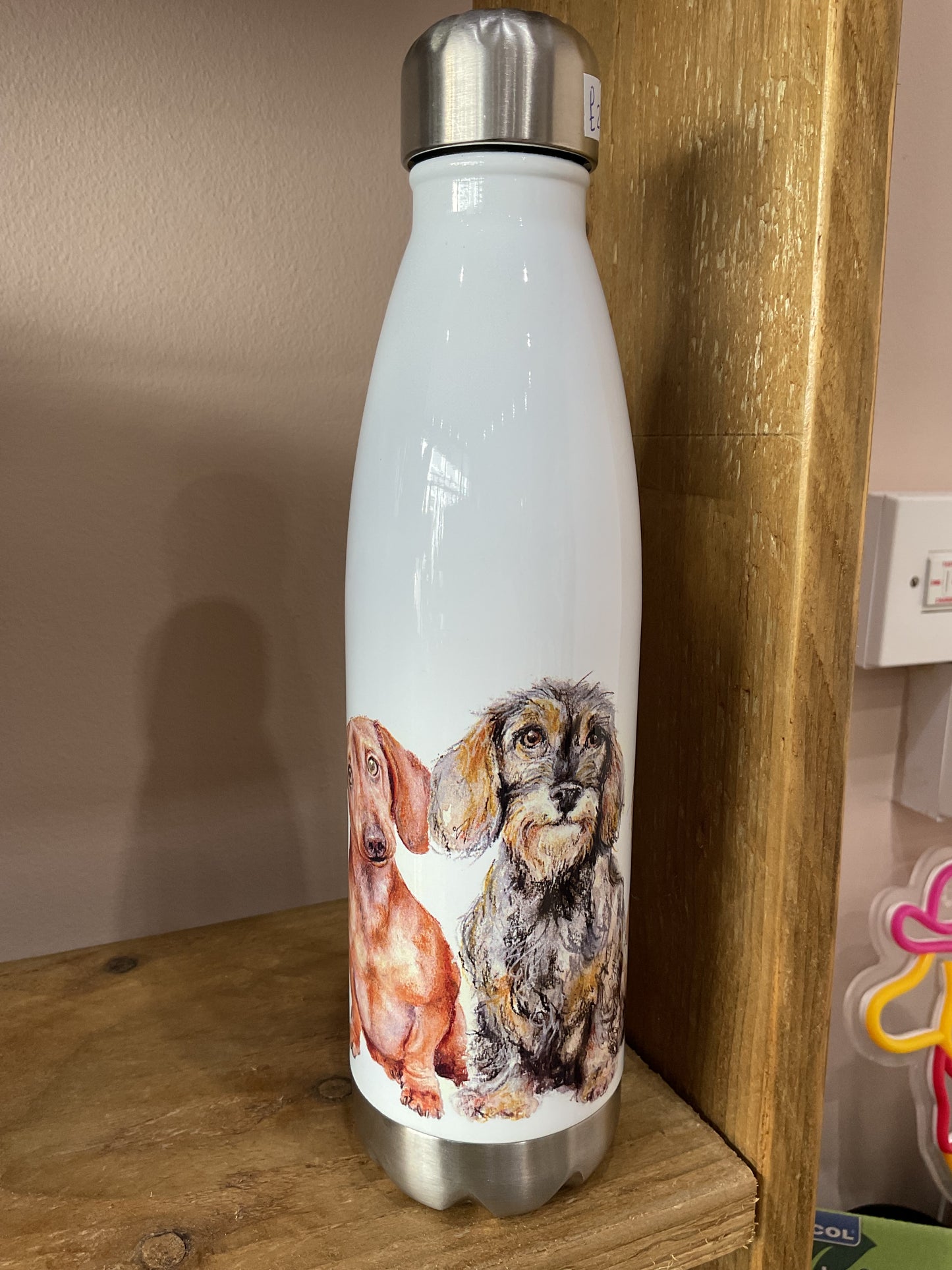 Chums, Dachshund, Insulated Water Bottle, Keeps Your Drink Hot or Cold